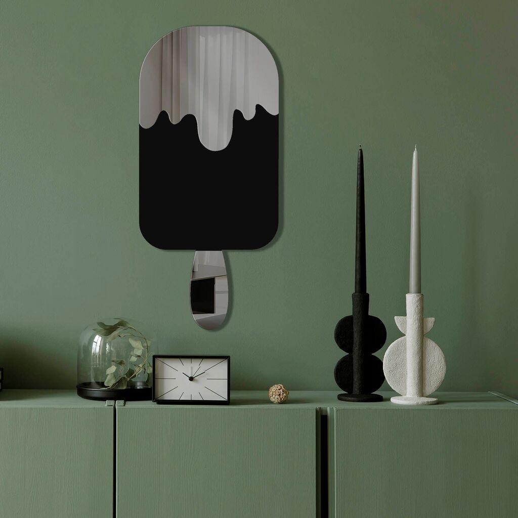 Огледало за dzид Ozgl518, 27x60 см, сиво