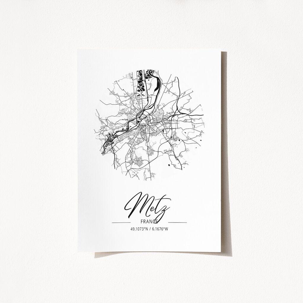 Постер Wallity Франција Мец-2073, 21x29,7 см