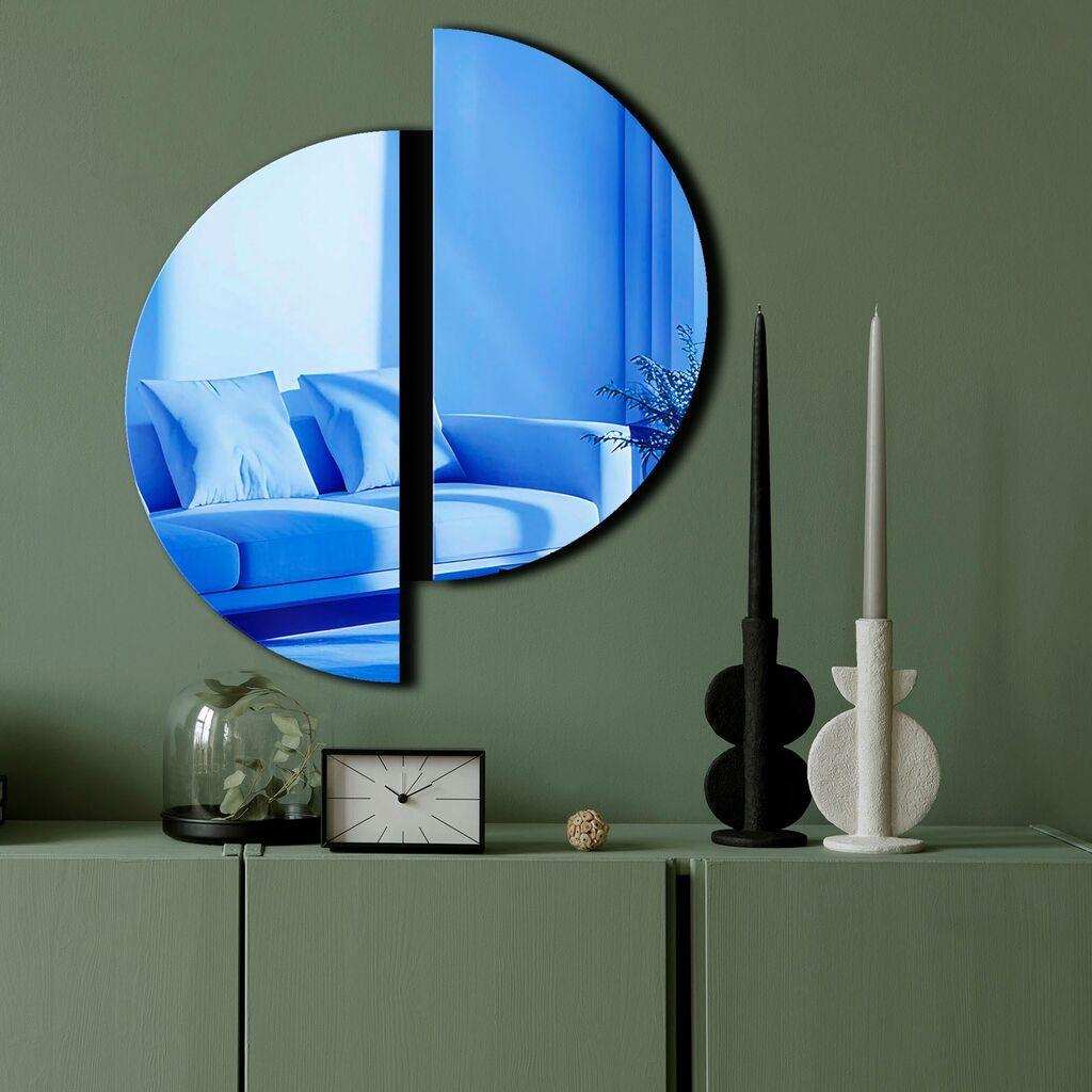 Огледало за dzид Ozgl522, 44x50 см, сино