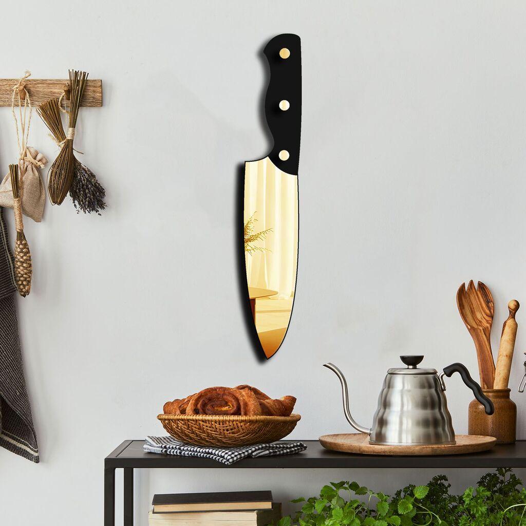 Огледало за dzид Ozgl514, 12x70 см, златна боја