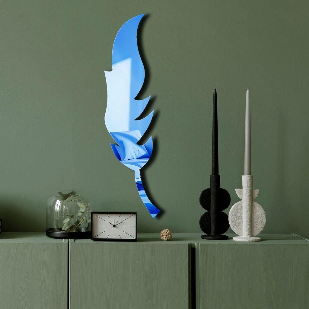 Огледало за dzид Ozgl524, 18x65 см, сино