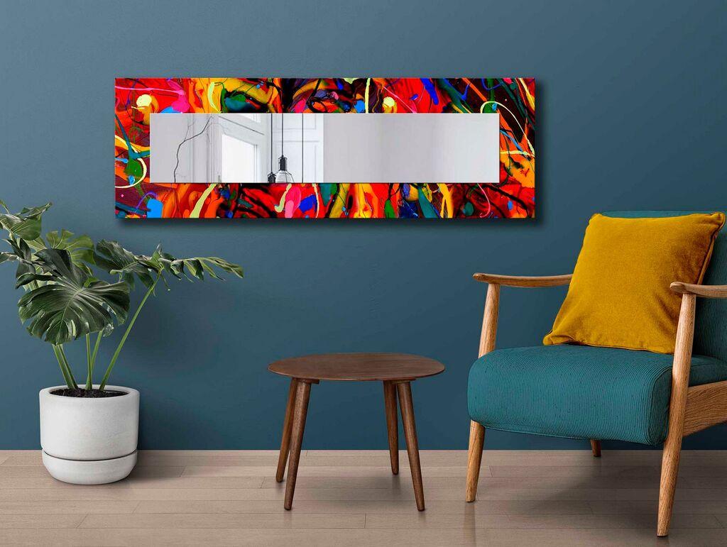 Огледало за dzид 40120NISMA-019, 40x120 см, шарено