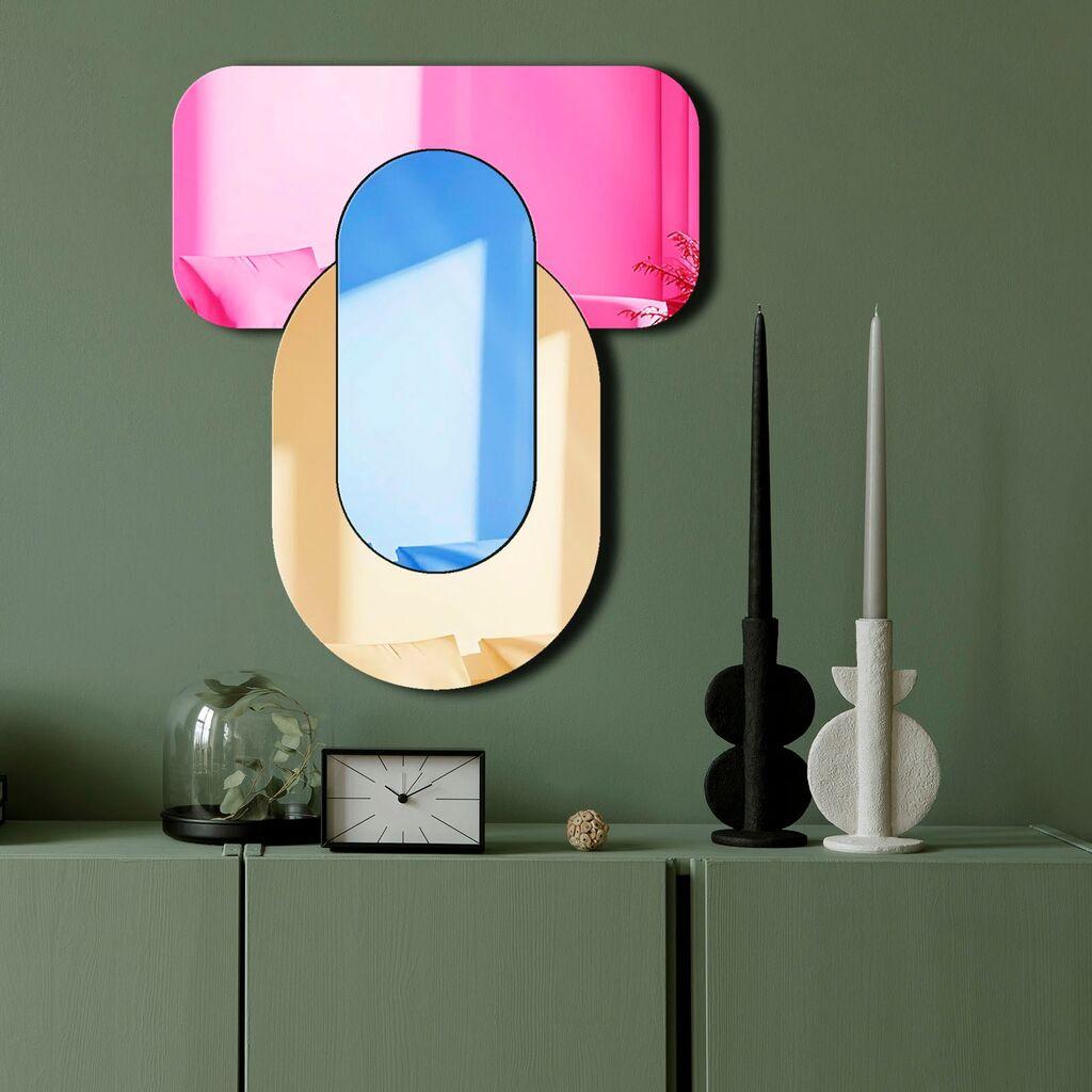 Огледало Wallity Ozgl519, 40x48 см, шарено