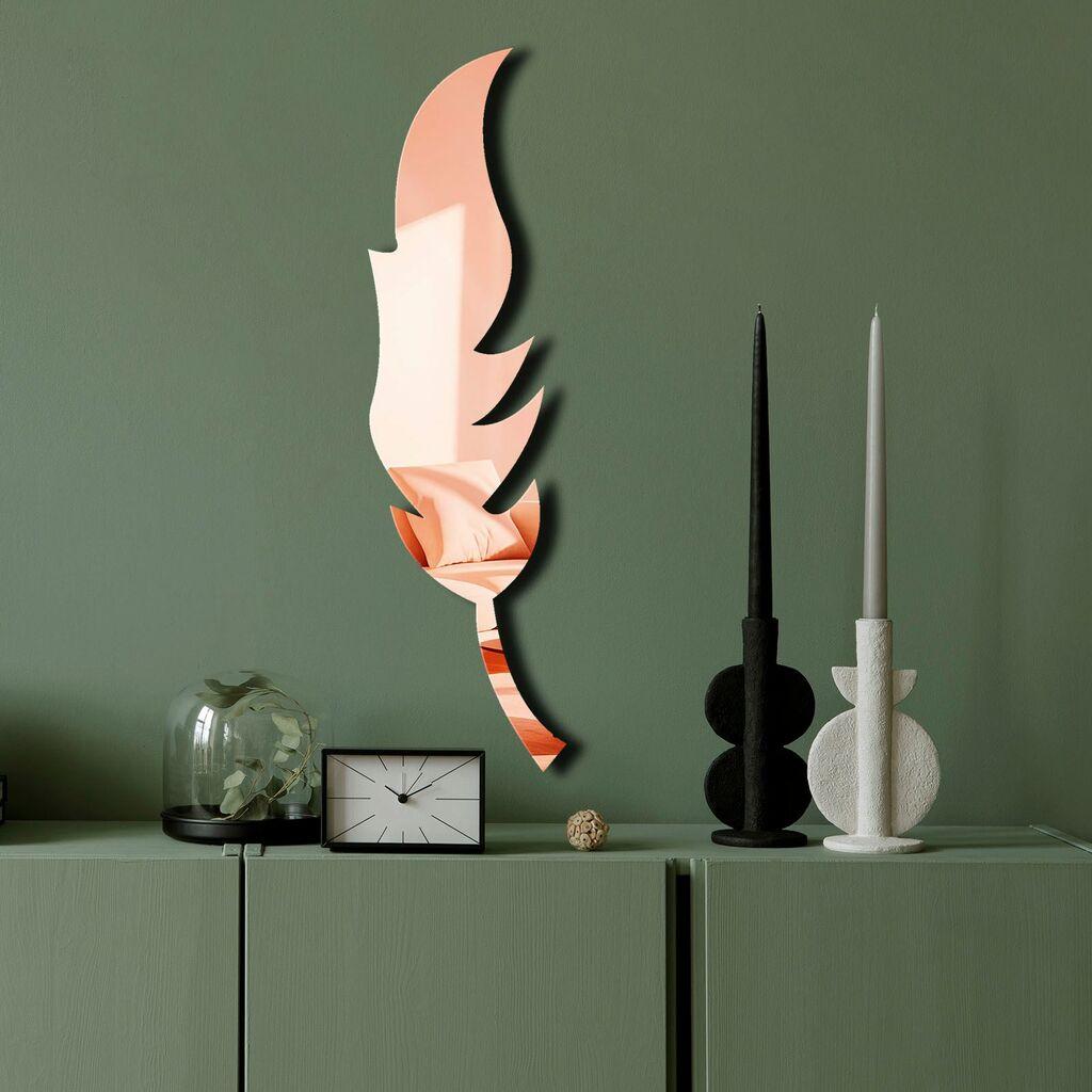 Огледало Wallity Ozgl524, 18x65 см, розево-златно