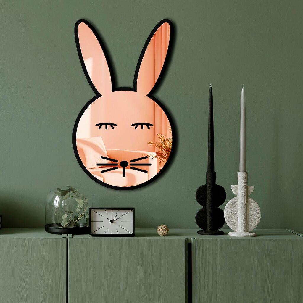 Огледало Wallity Ozgl520, 30x49 см, розево-златно