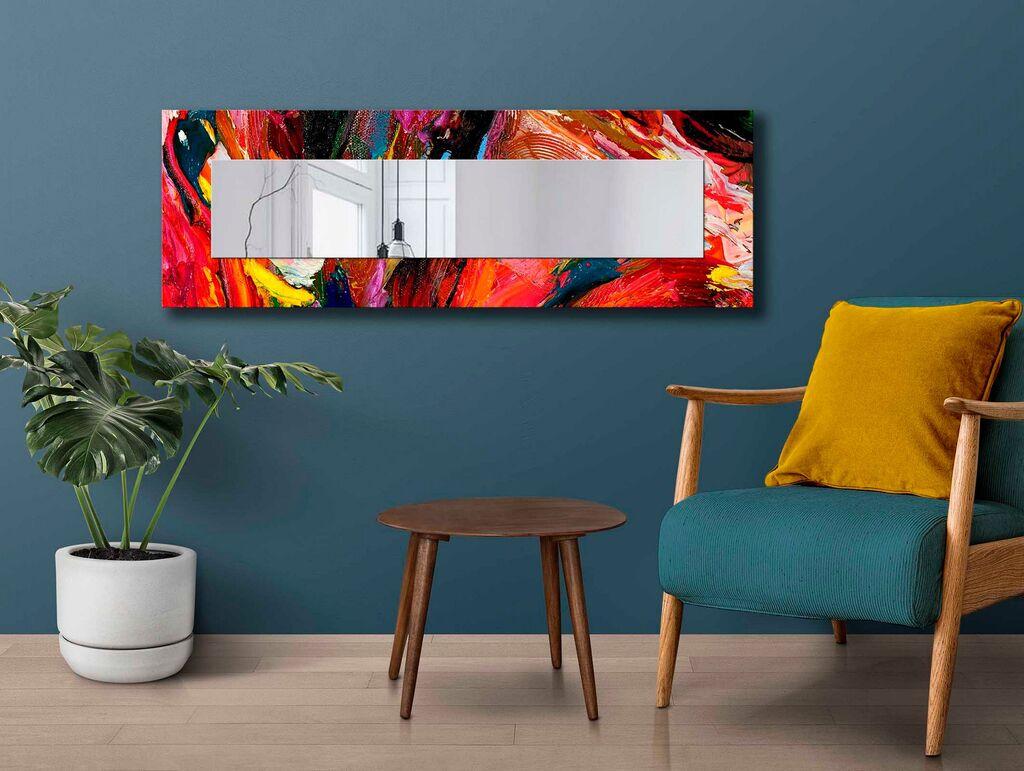 Огледало за dzид 40120NISMA-014, 40x120 см, шарено