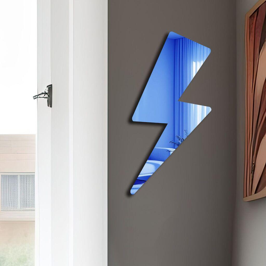 Огледало за dzид Ozgl504, 29x60 см, сино