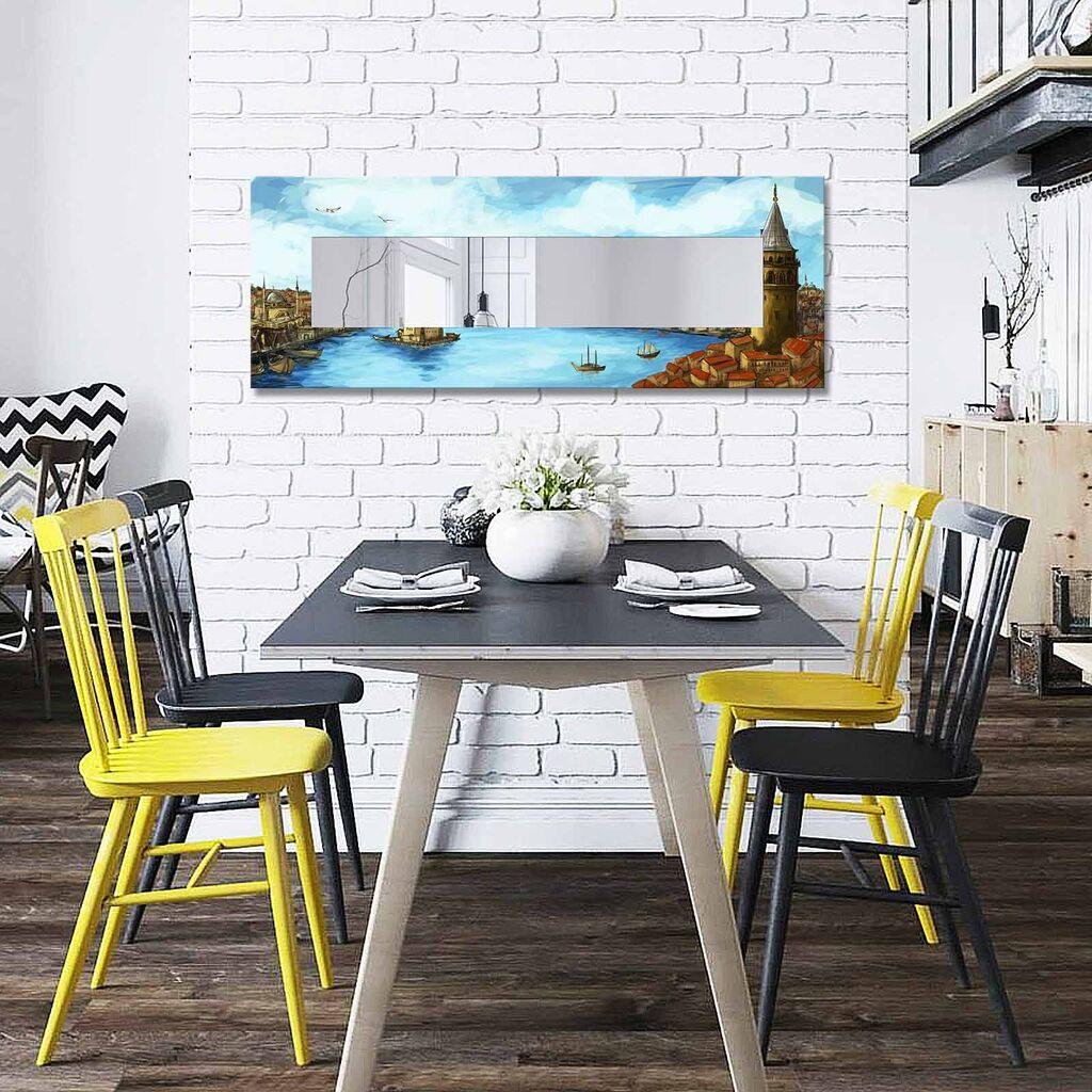 Огледало Wallity 40120YMA-47, 40x120 см, шарено