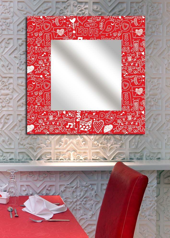 Огледало Wallity MA-9, 50x50 см, во боја