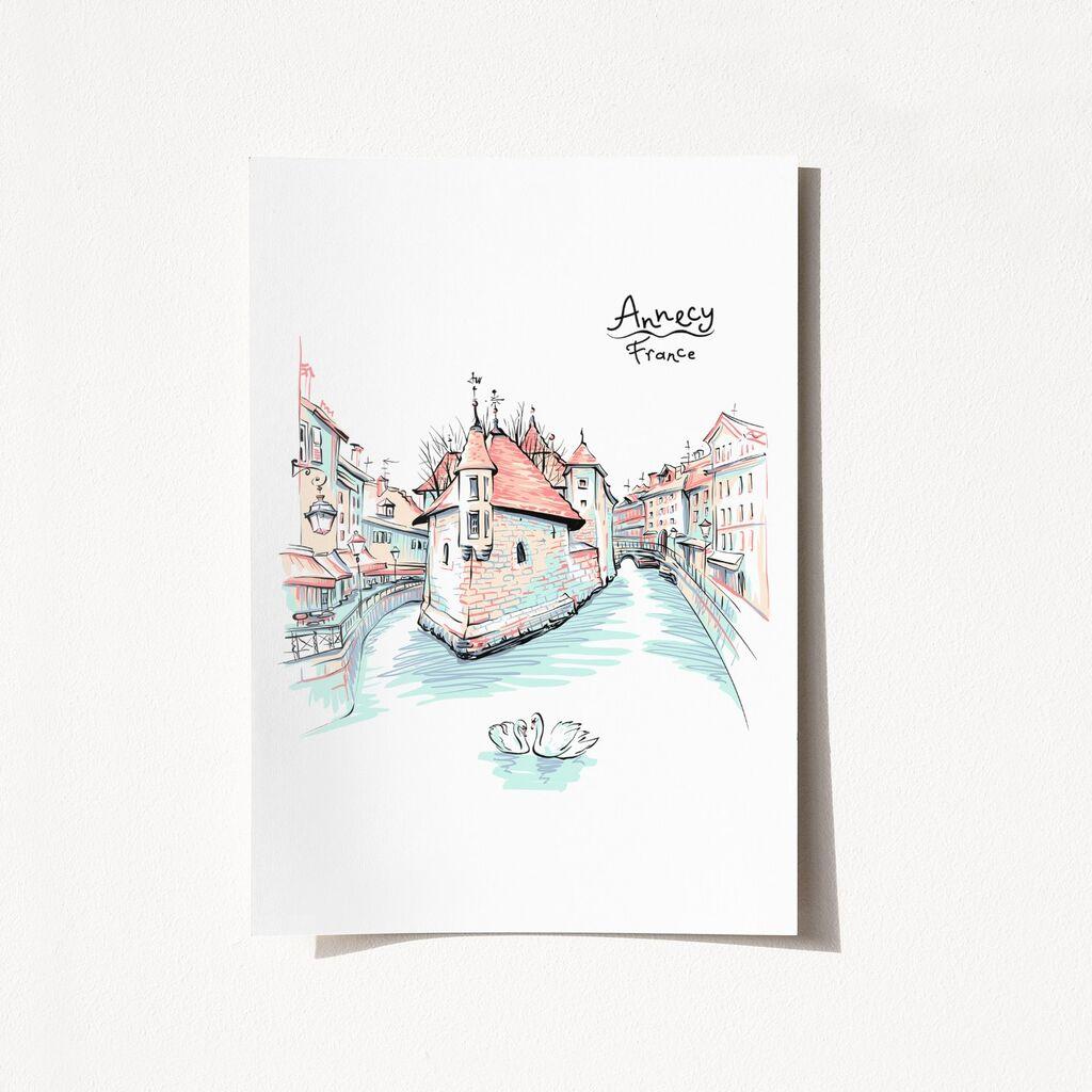 Постер „Валити" од Анси, Франција-2032, 21x29,7 см