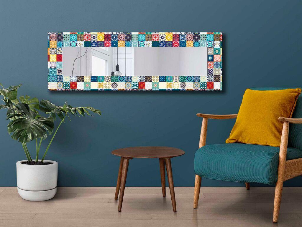 Огледало за dzид 40120NISMA-001, 40x120 см, шарено