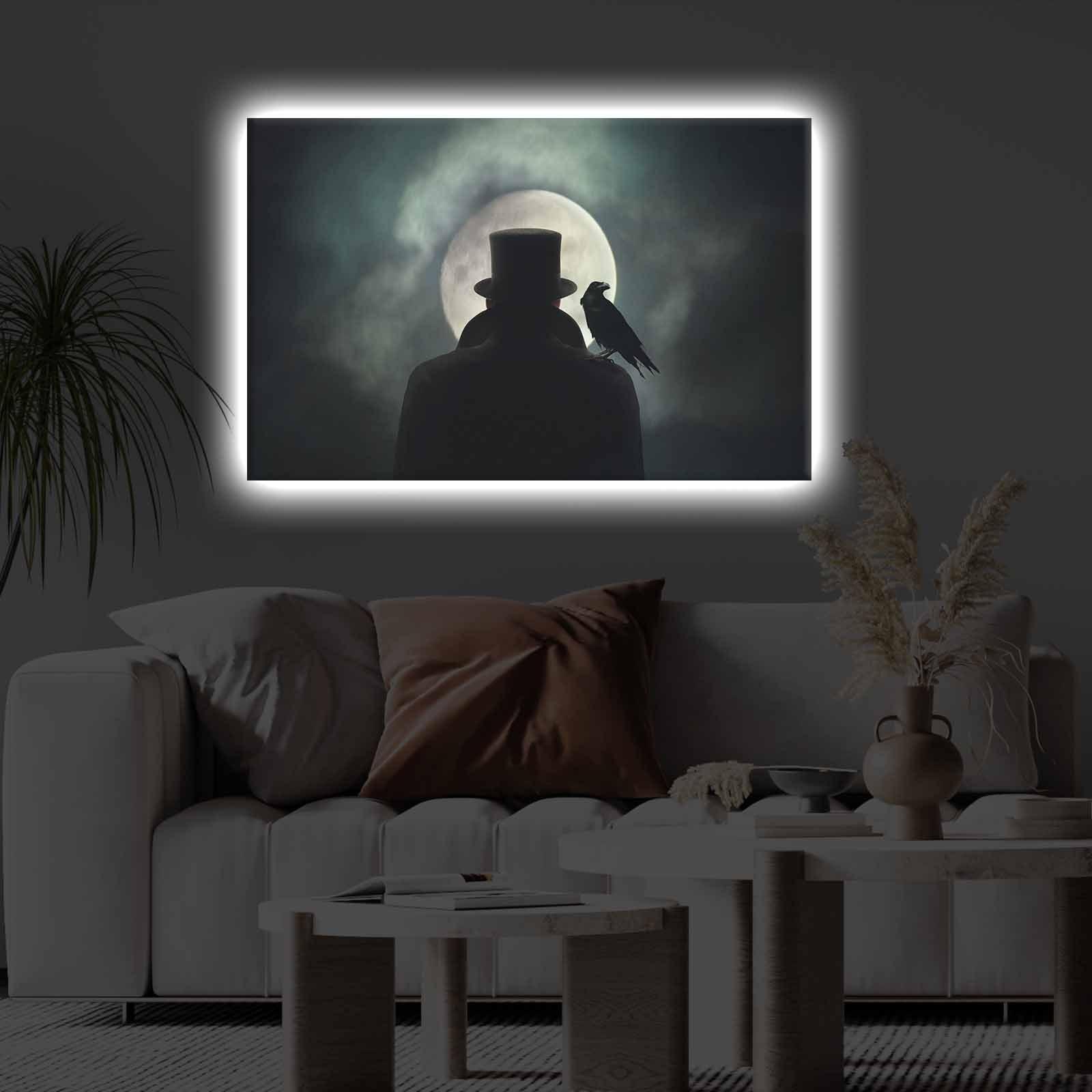 Слика „Волити" на платно со LED осветлување 45x70 см