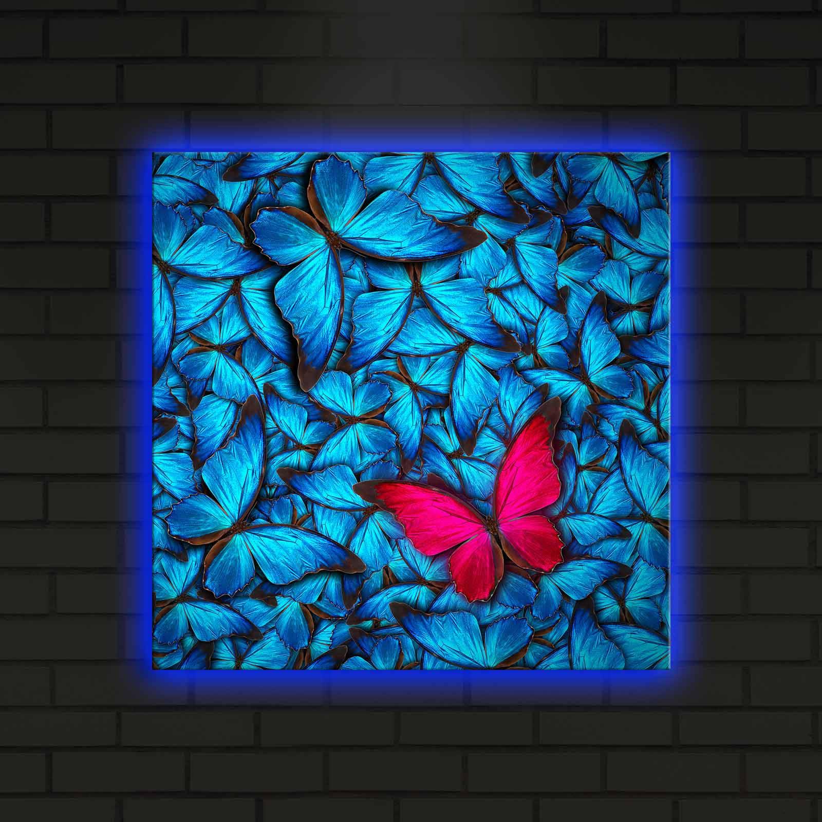 Слика „Волити" на платно со LED осветлување 40x40 см