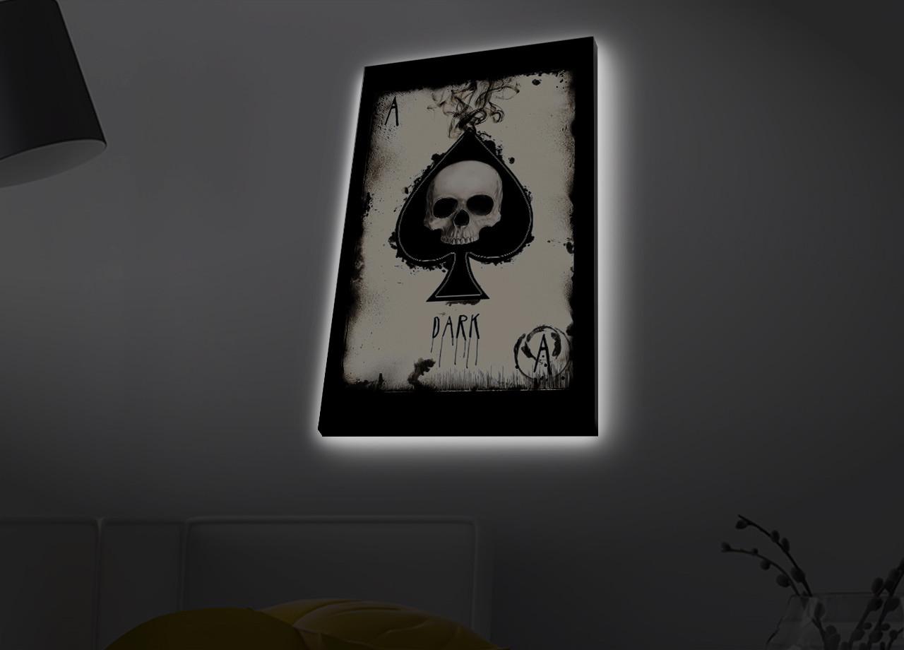 Слика „Волити" на платно со LED осветлување 45x70 см