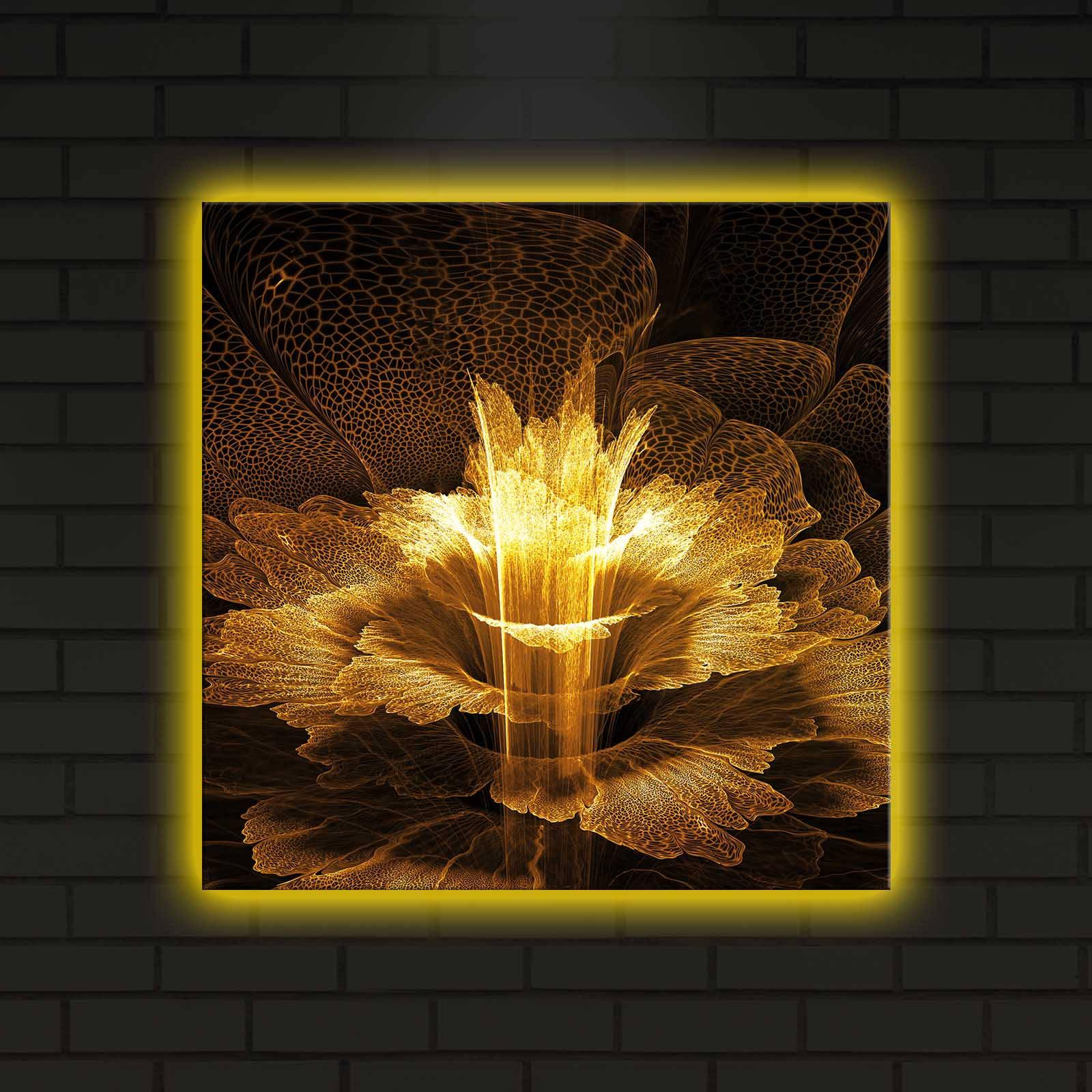 Слика „Волити" на платно со LED осветлување 40x40 см