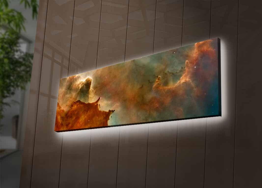 Слика „Волити" на платно со LED осветлување 30x90 см