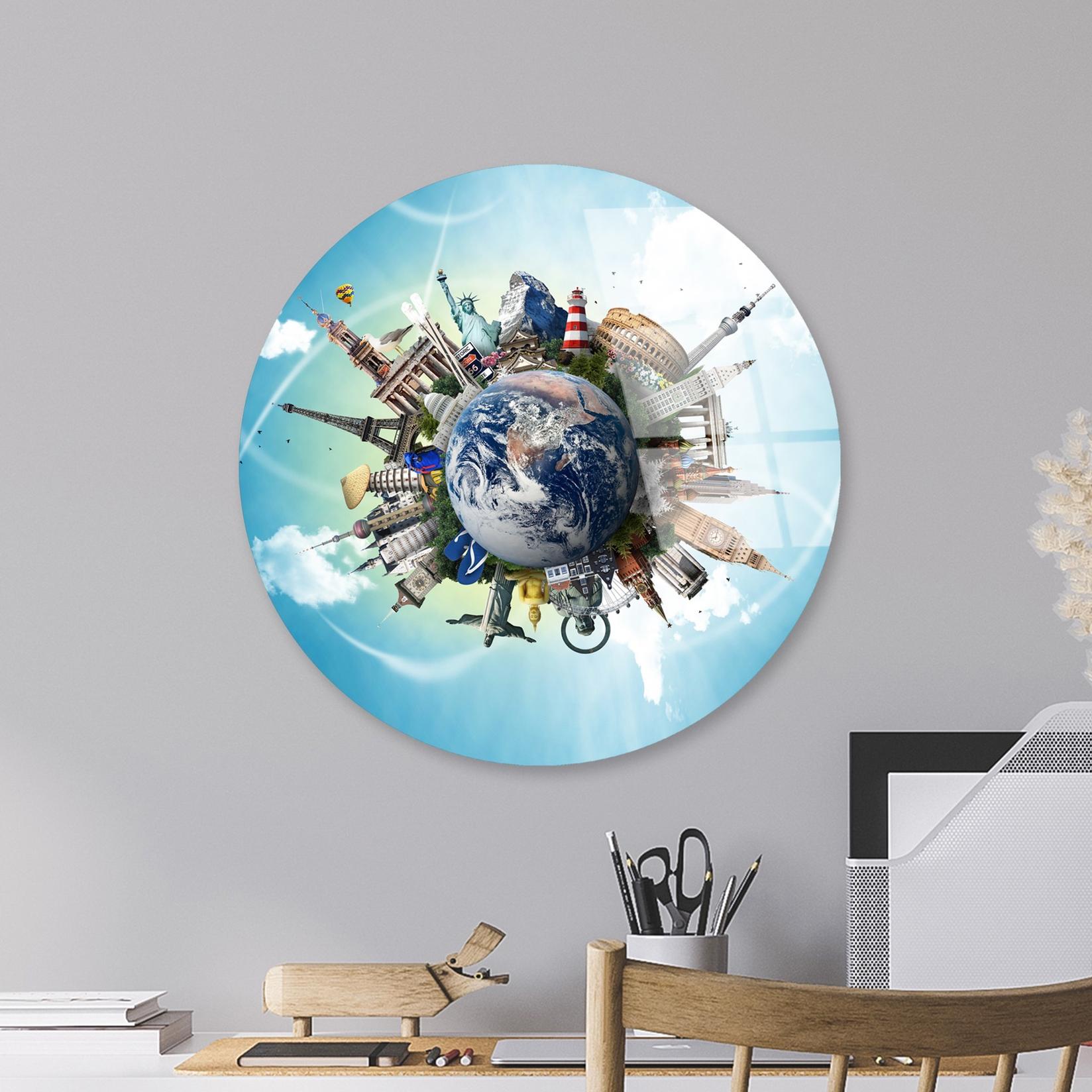 Wallity слика од калено стакло 30 см