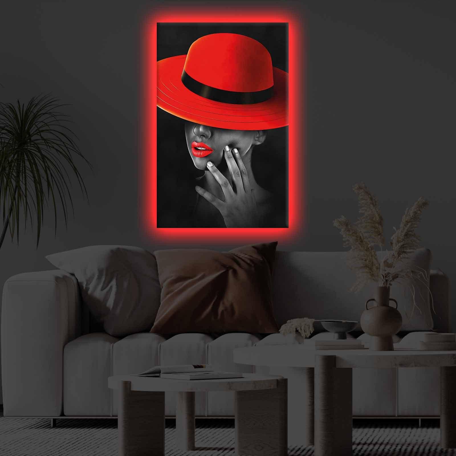 Слика „Волити" на платно со LED осветлување 45x70 см