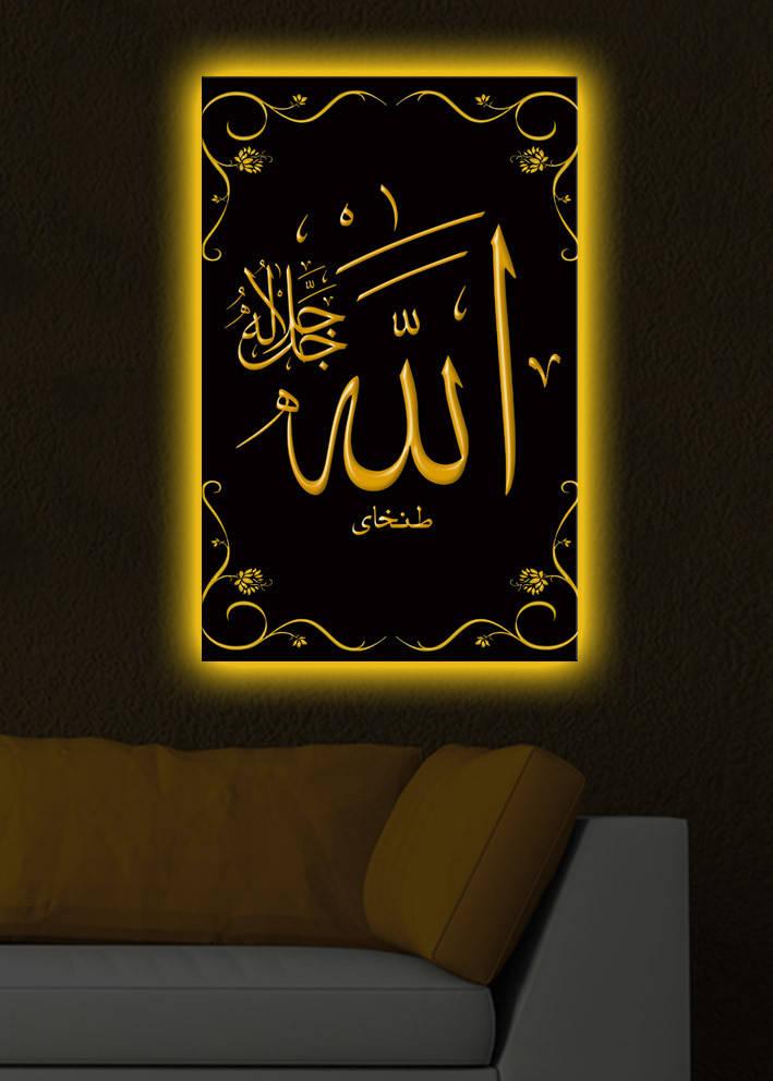 Слика „Волити" на платно со LED осветлување 45x70 см