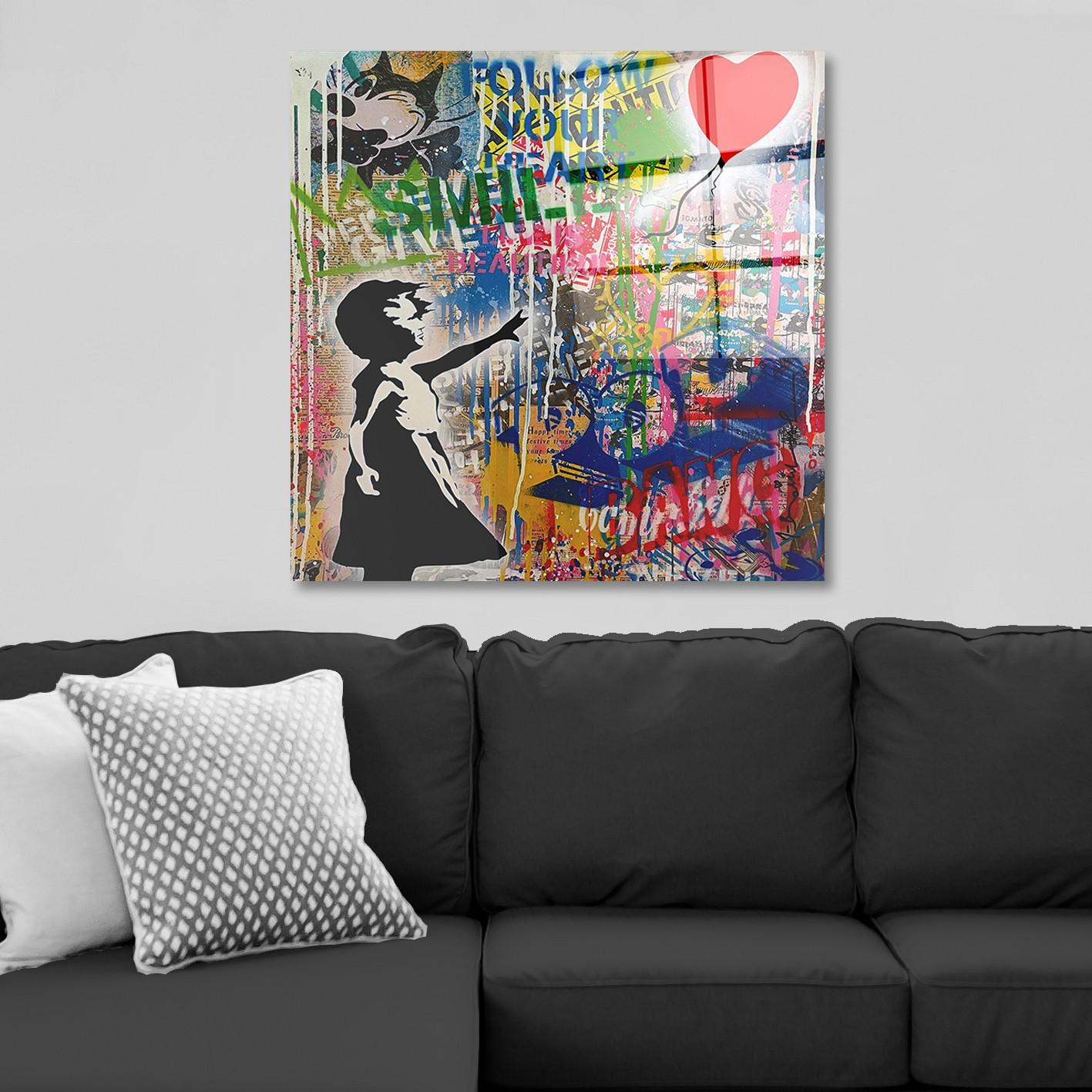 Слика од калено стакло Wallity 70x70cm