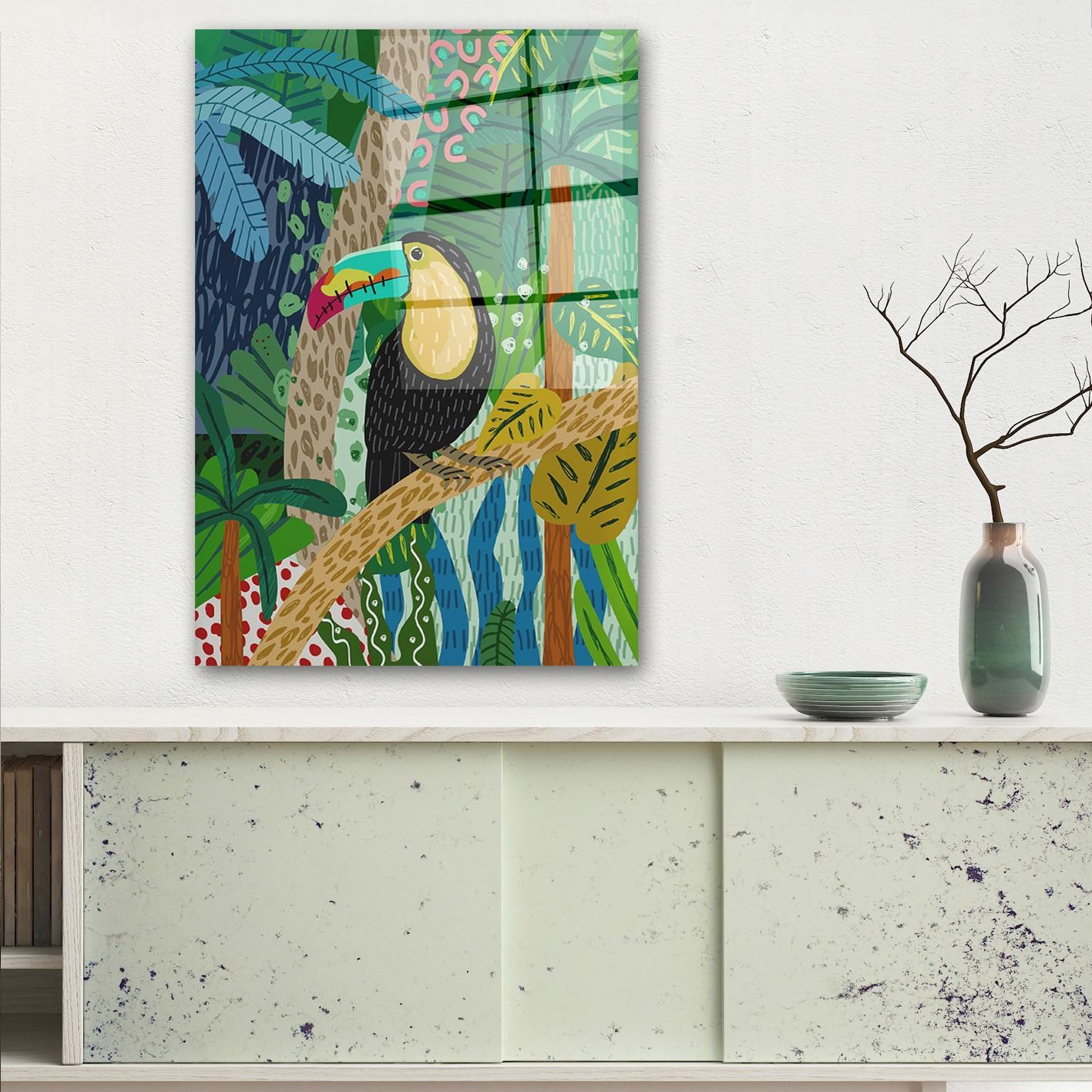 Слика од калено стакло Wallity 70x100cm