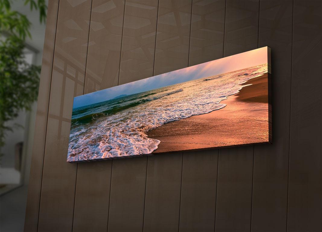 Слика „Волити" на платно со LED осветлување 30x90 см