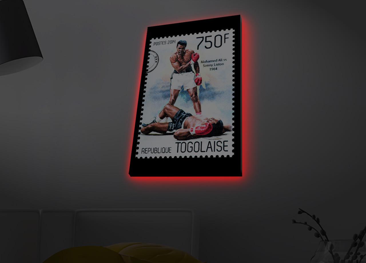 Слика „Волити" на платно со LED осветлување 45x70 см