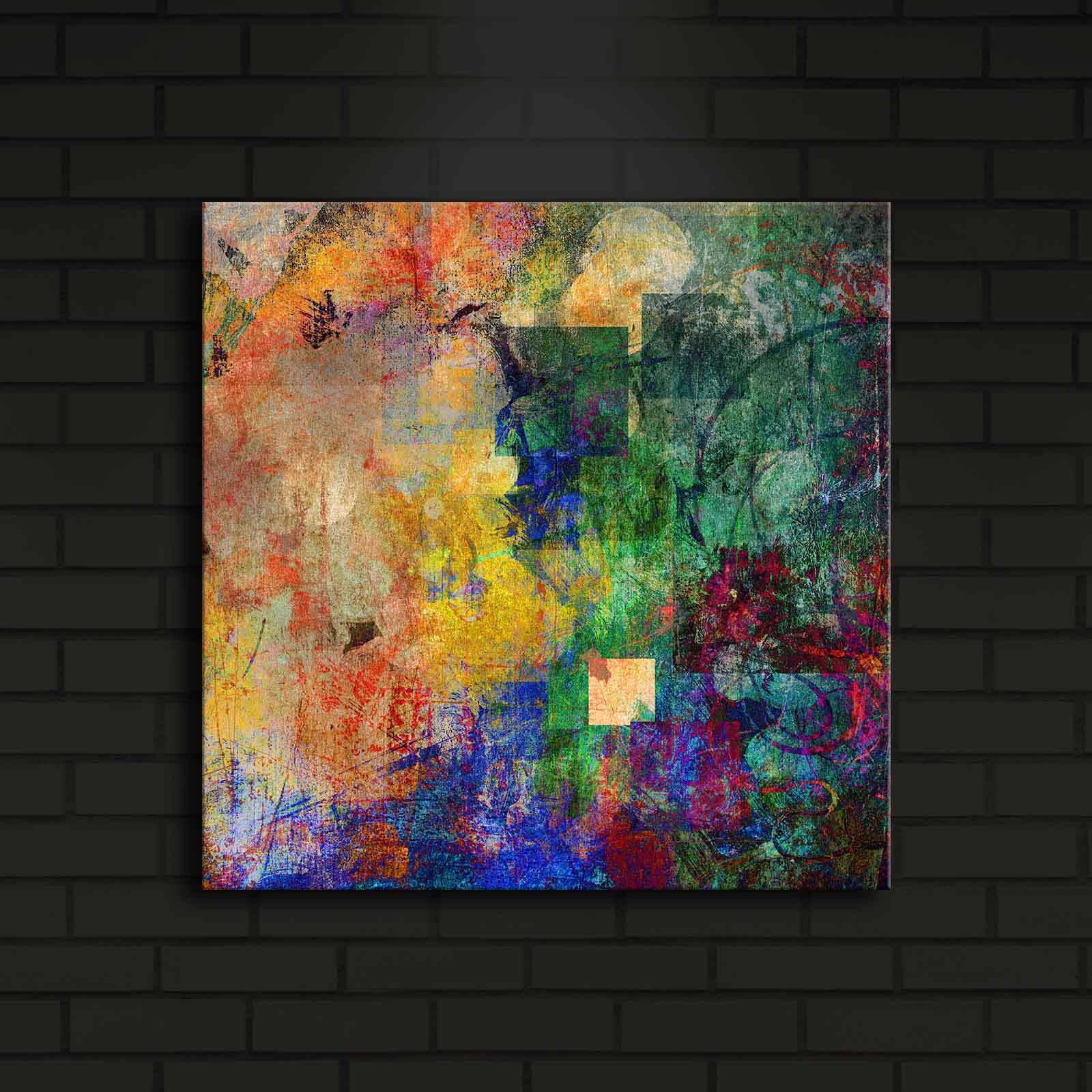 Слика „Волити" на платно со LED осветлување 40x40 см