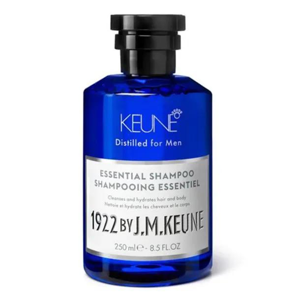 Keune Шампон 3во1 за коса, тело и брада, за мажи 1992 By J.M Essential Shampoo Men 250мл.