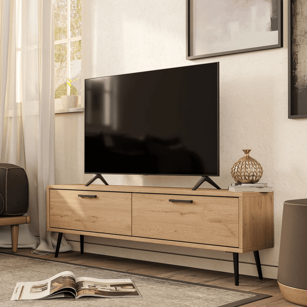 Sitonia ТВ Комода Зандер - 130 × 30 × 45 см