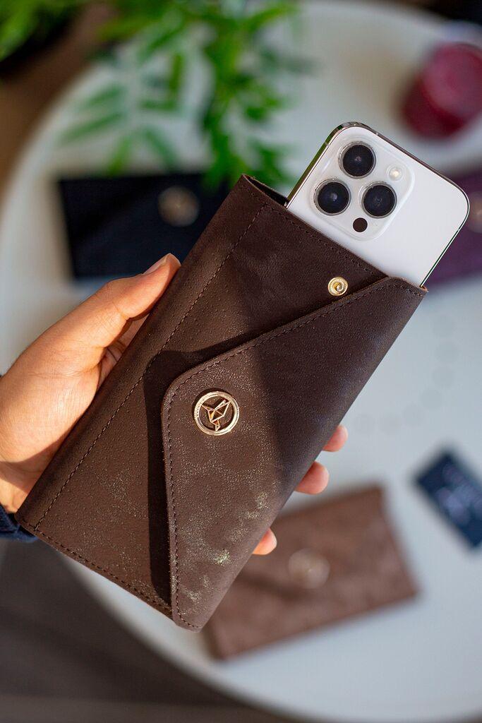 Плик за женски паричник Garbalia, кафеав