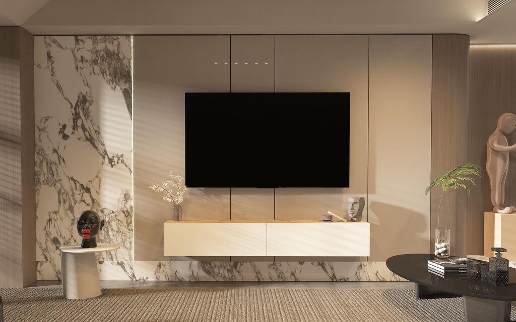 Sitonia ТВ Комода Ветрала - 160 × 30 × 30 см