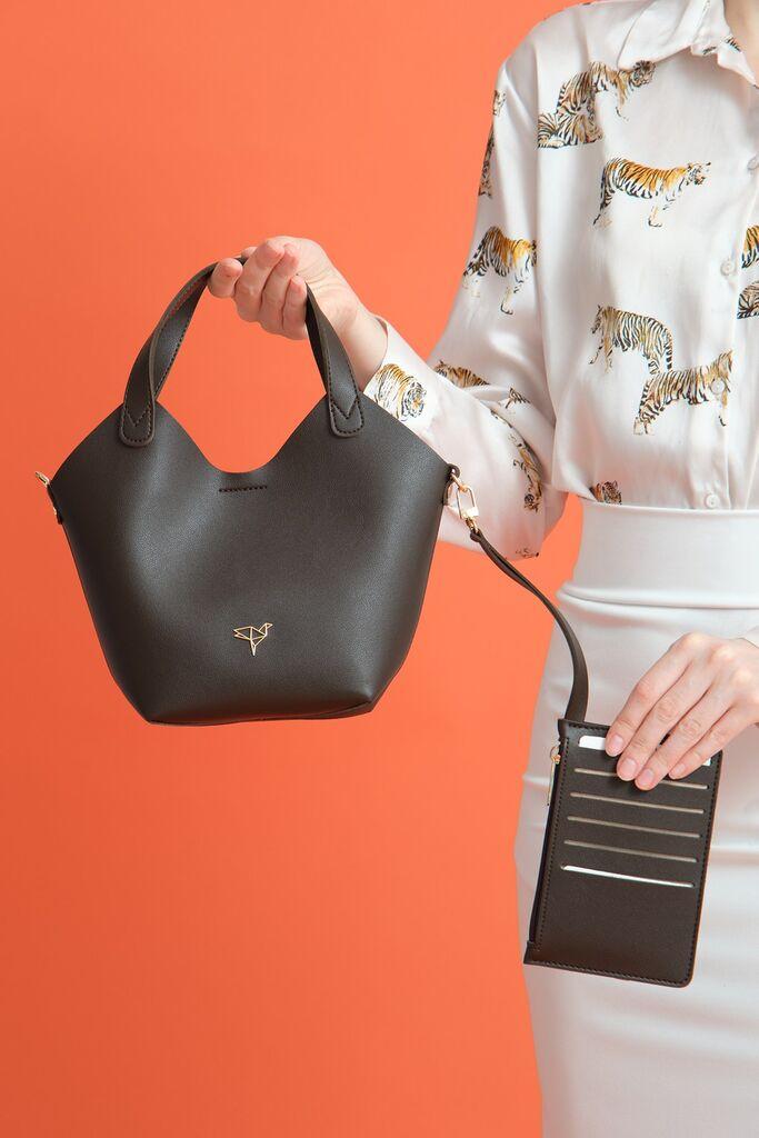 Женска чанта Garbalia Nairobi, 26 x 10 x 24 см, црна