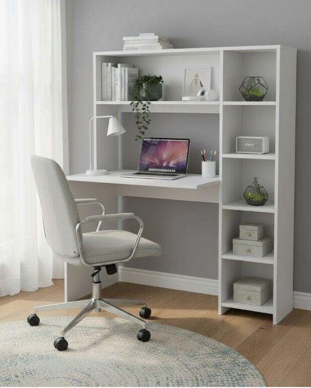 Sitonia Биро Солеа со полици - 113 × 40+20 × 141 см