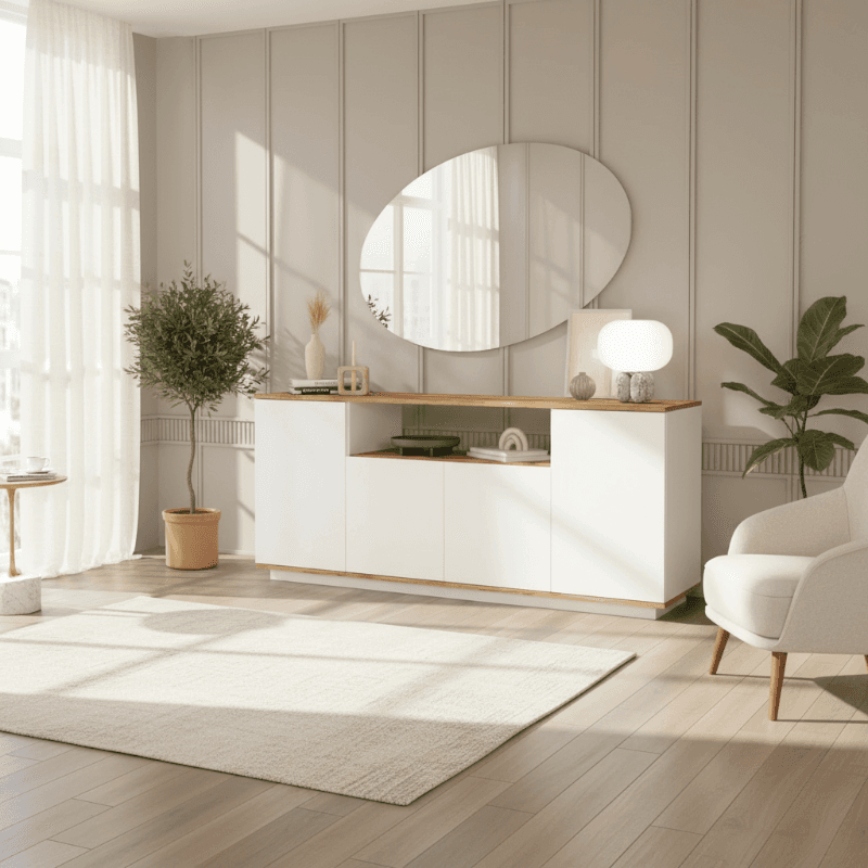 Sitonia Повеќенаменска комода Бермуда - 160 × 45 × 75 см