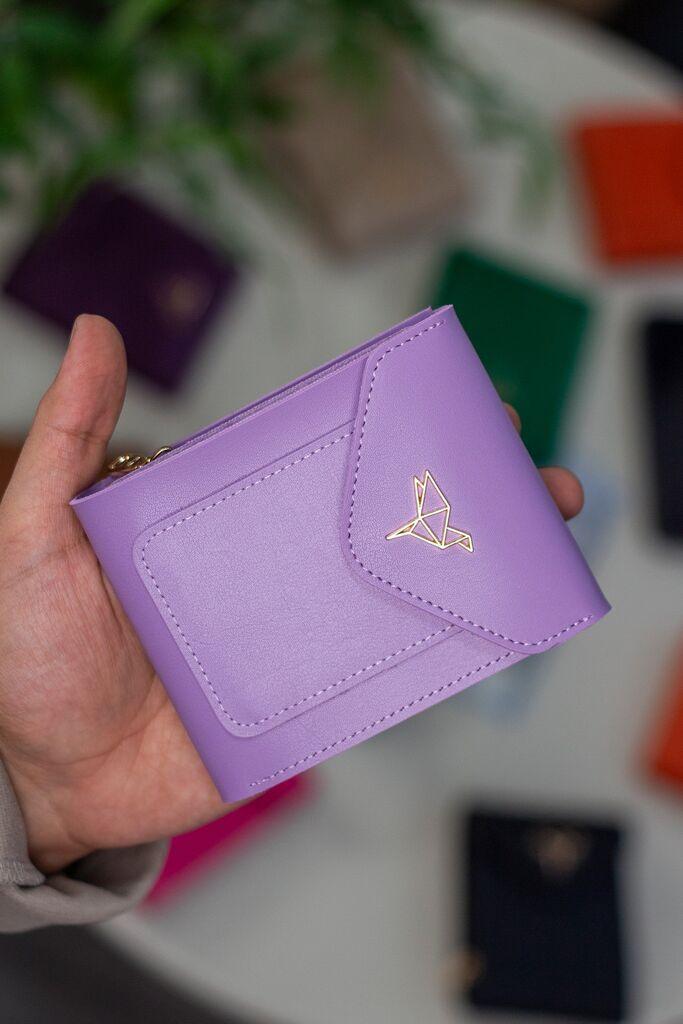 Женски паричник Garbalia од Перу, виолетова