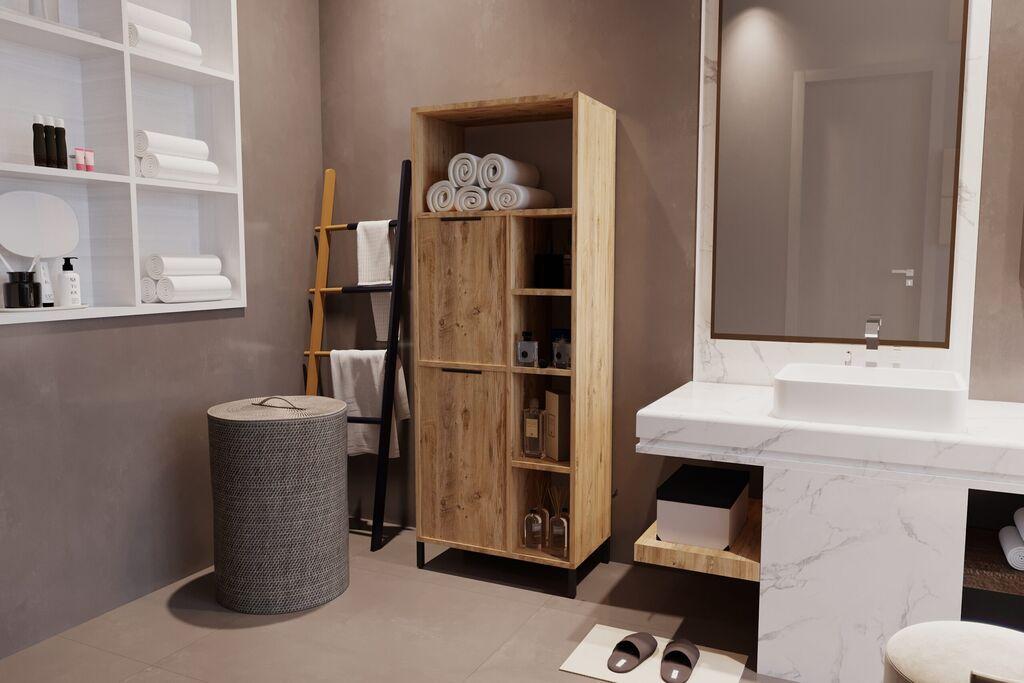 Sitonia Плакар за бања Гладис атлантик - 55 × 30 × 165 см