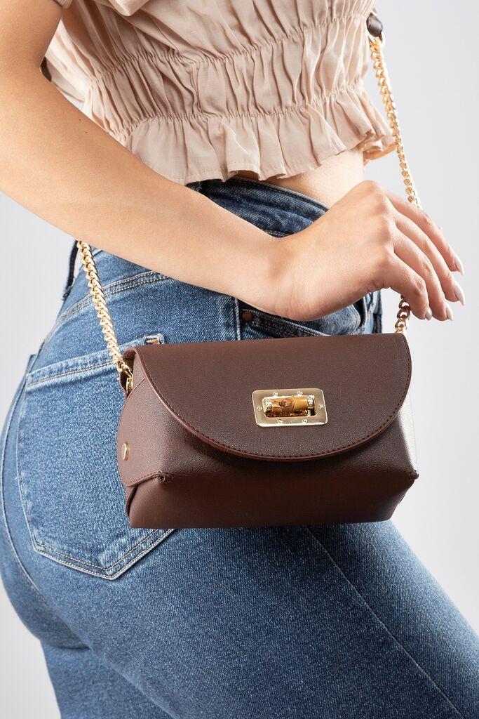 Женска чанта Bemiss Fonte, 18 x 8 x 11 см, боја на бордо