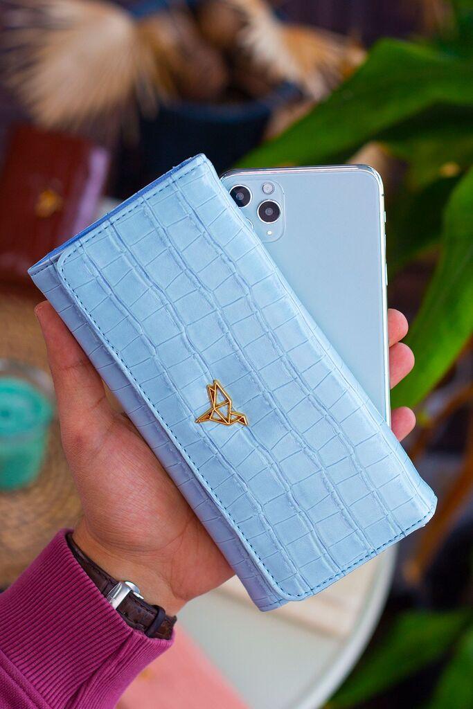 Женски паричник Garbalia, светло син