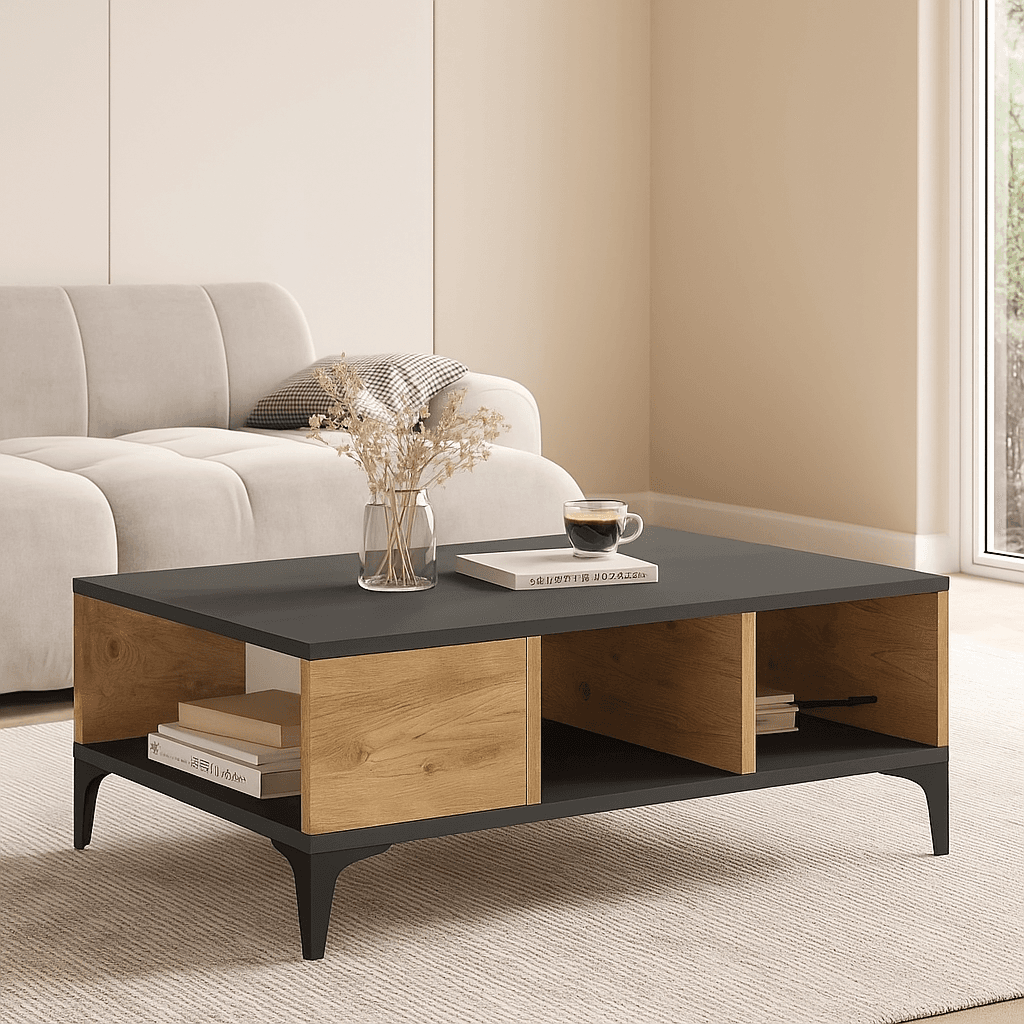 Sitonia Клуб маса Натал - 90 × 60 × 38 см