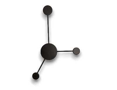 Luisa Црна Dzидна светилка - 3000k