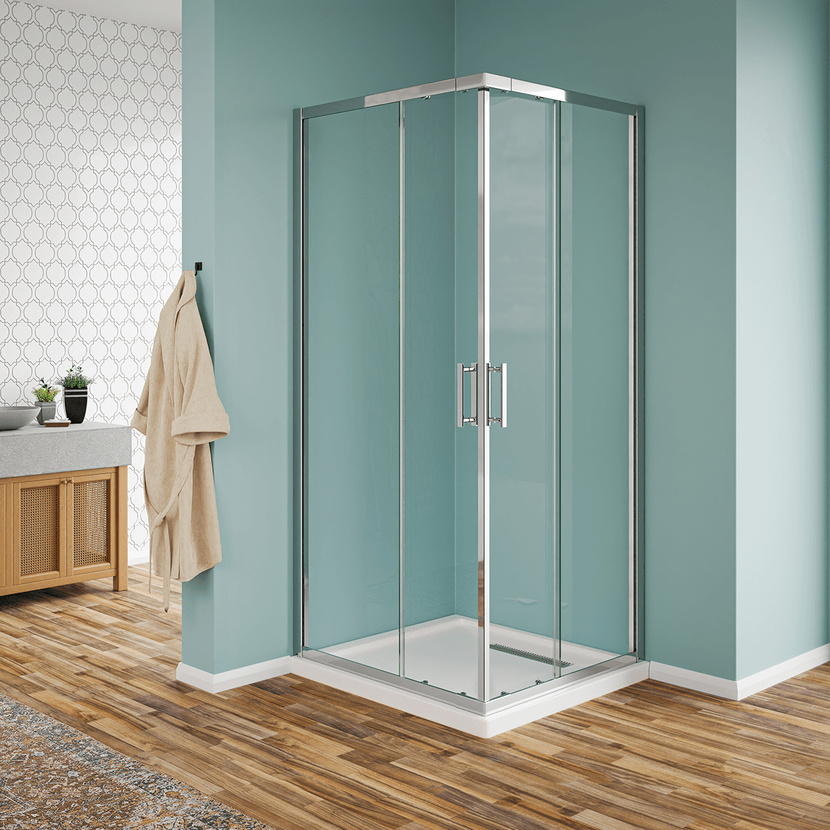 Fabbygo Параван IMPERA 90x90 190cm/6mm