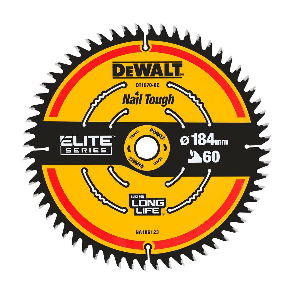 Dewalt Пила за циркулар 184x16mm 60Z EliteSeries