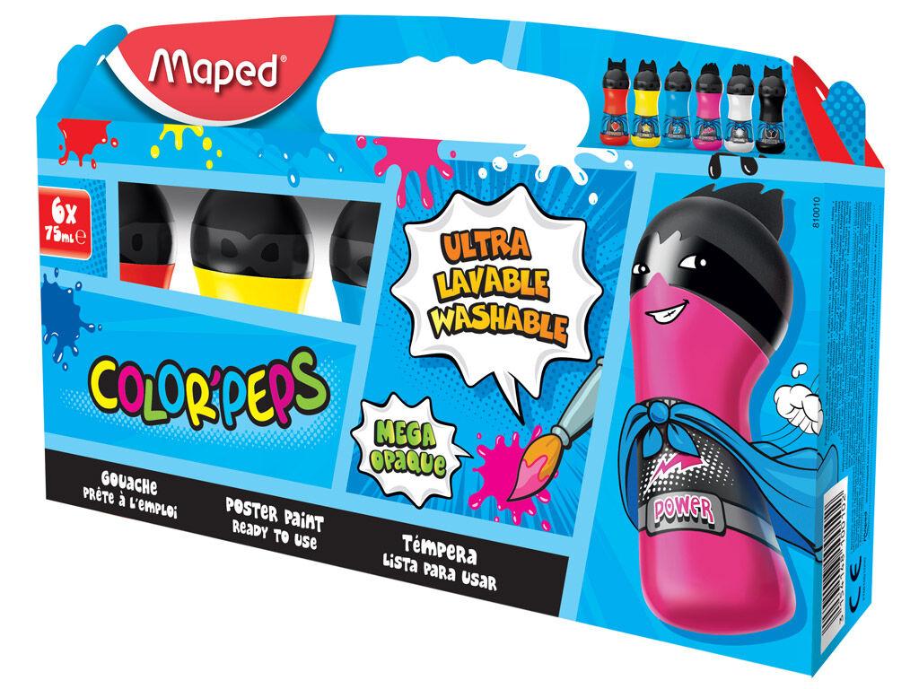 Maped Темперни бои /6 75мл. 810010