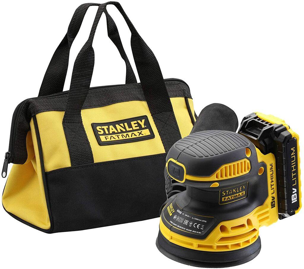 Stanley Аку. ротациска ексцентар брусилка 18V SFM FMCW220D1-LJNj