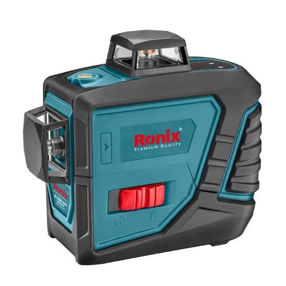 Ronix 3Д ласерски нивелатор, зелен зрак 3x360 Роникс RH-9537G