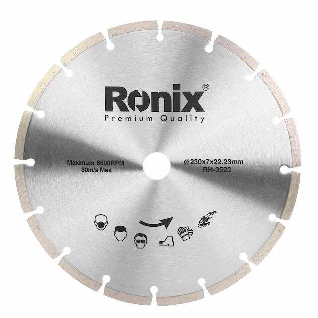 Ronix Диск за сечење плочки, гранит и мермер 230×22.2×7мм  RX-3523