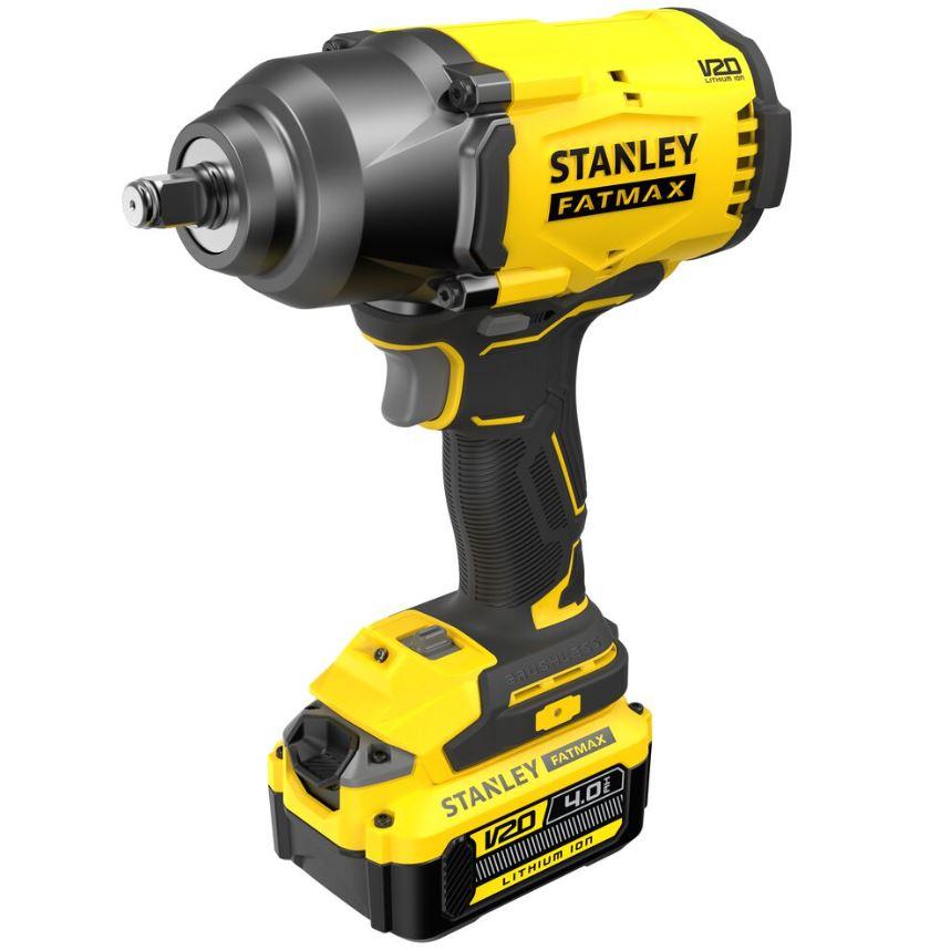 Stanley Ударен одвртувач 18V 1/2", 1×4Ah, 849Nm, V20 Brushless SDM SFMCF940M1-LJNj