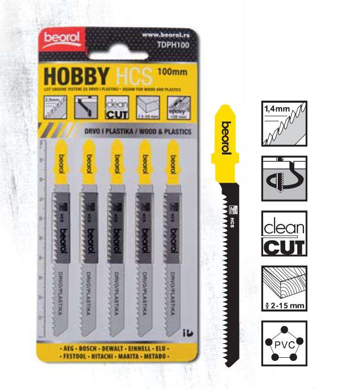 Beorol Пила убодна за дрво хоби тесен 76мм 5/1