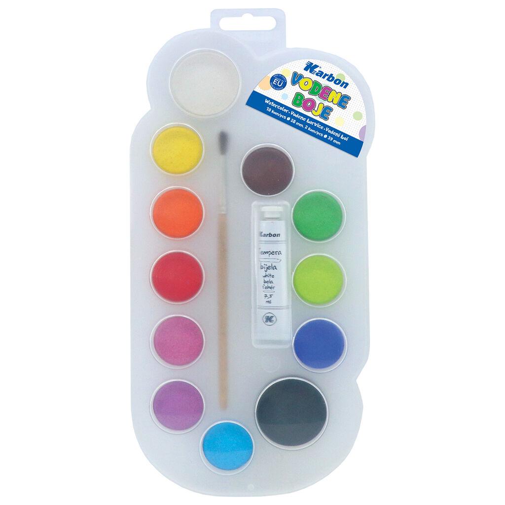 Karbon Водени бои карбон /12 ф28-ф39 234071к